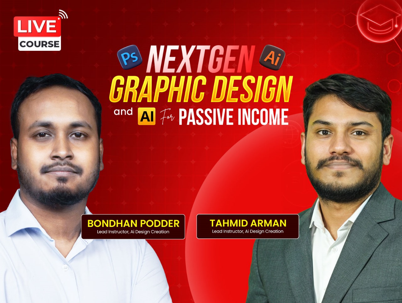 NextGen Graphic Design & AI for Passive Income (🔴Live Course)
